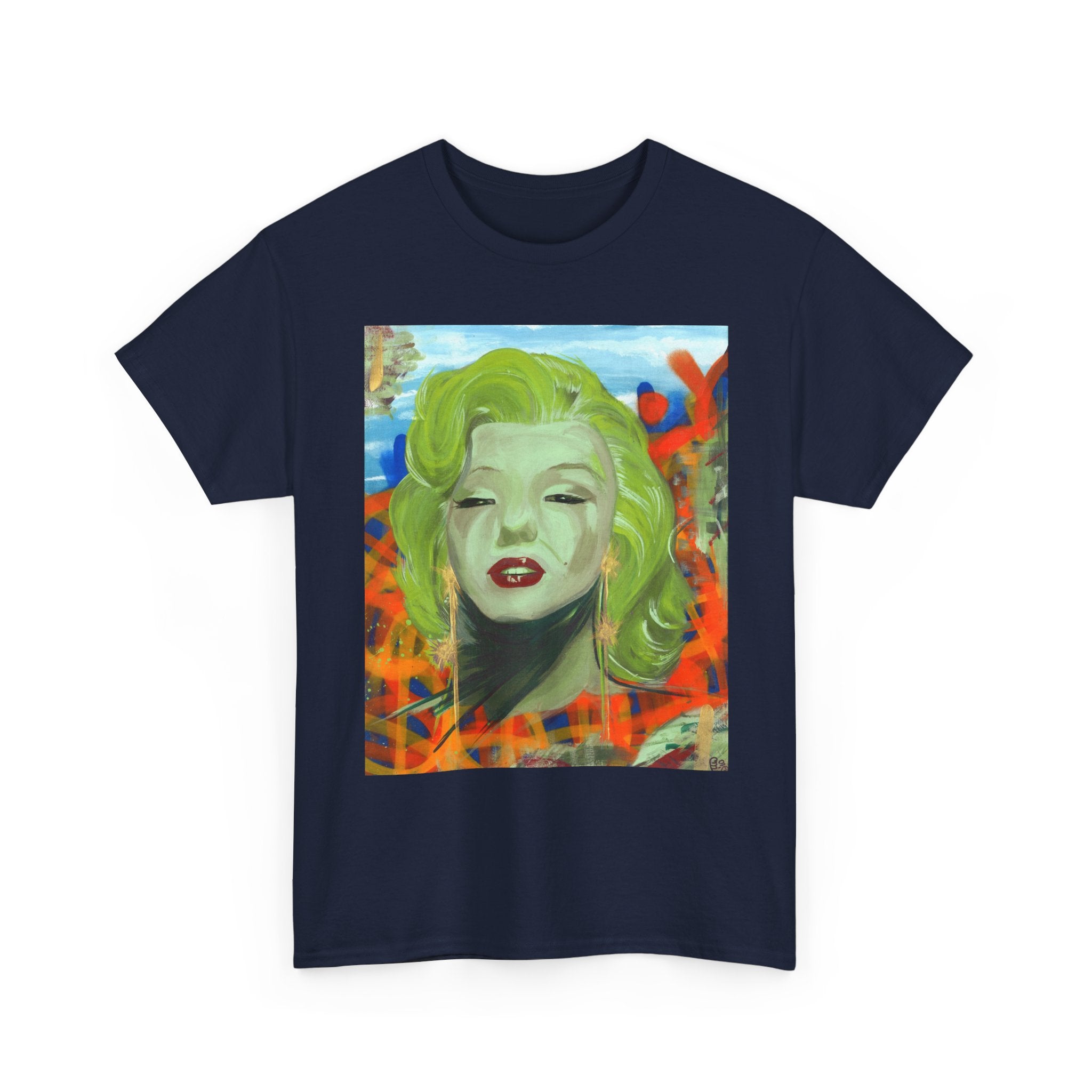 "Girls best friend" Marilyn Pop Art T-Shirt by Larry White