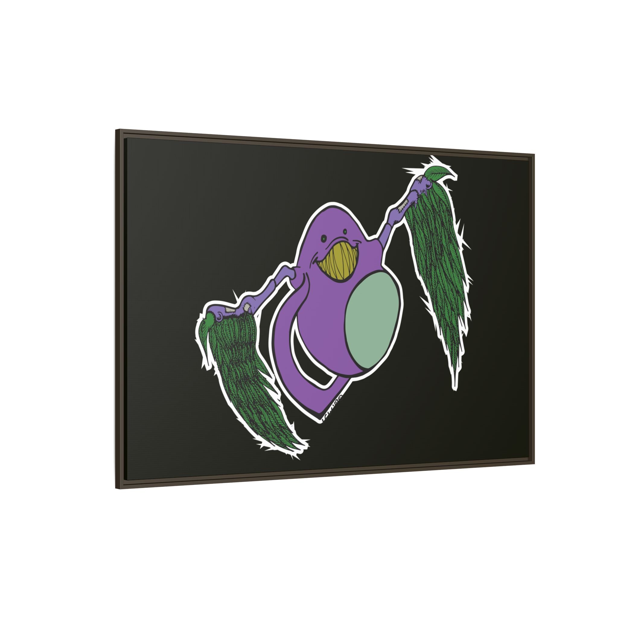 "Fly Guy" Framed Matte Canvas Art —By Larry White