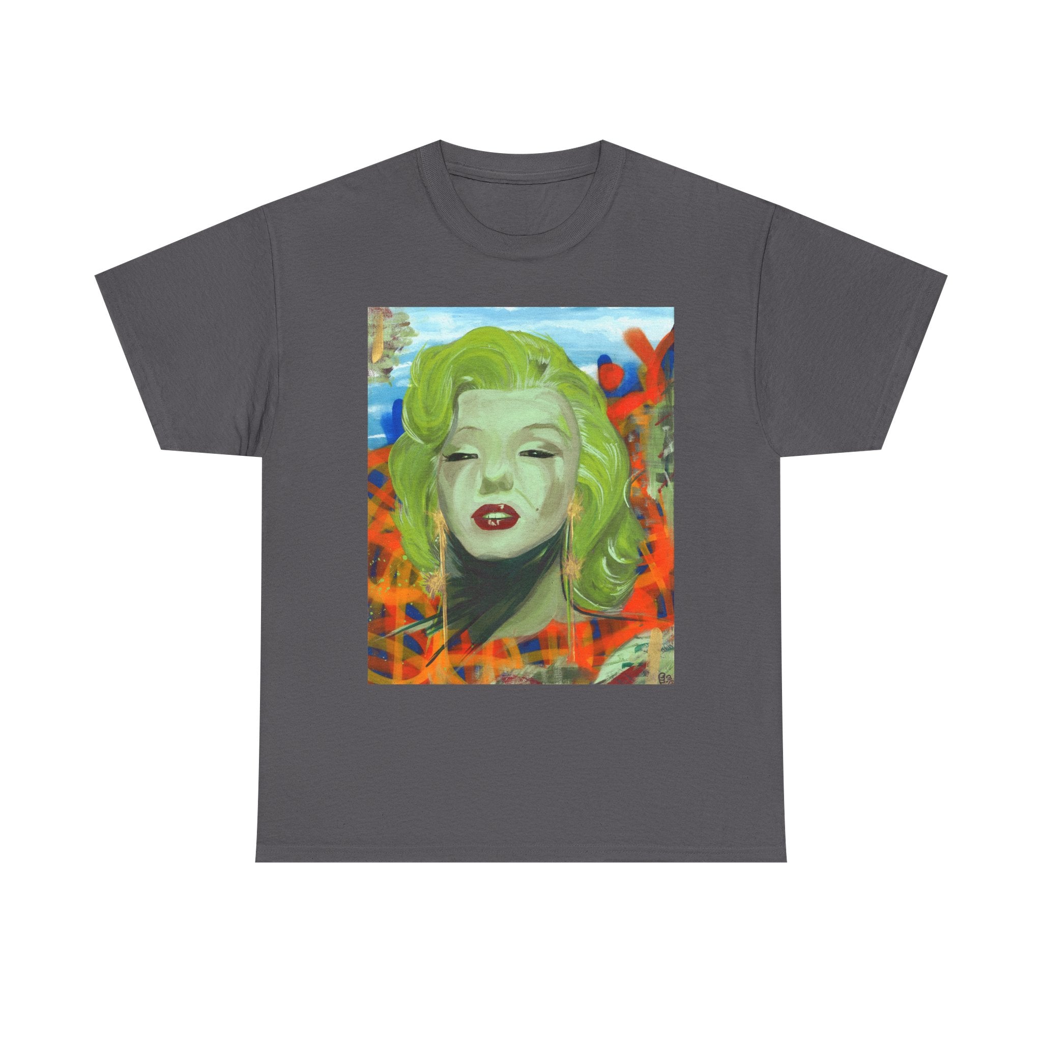 "Girls best friend" Marilyn Pop Art T-Shirt by Larry White