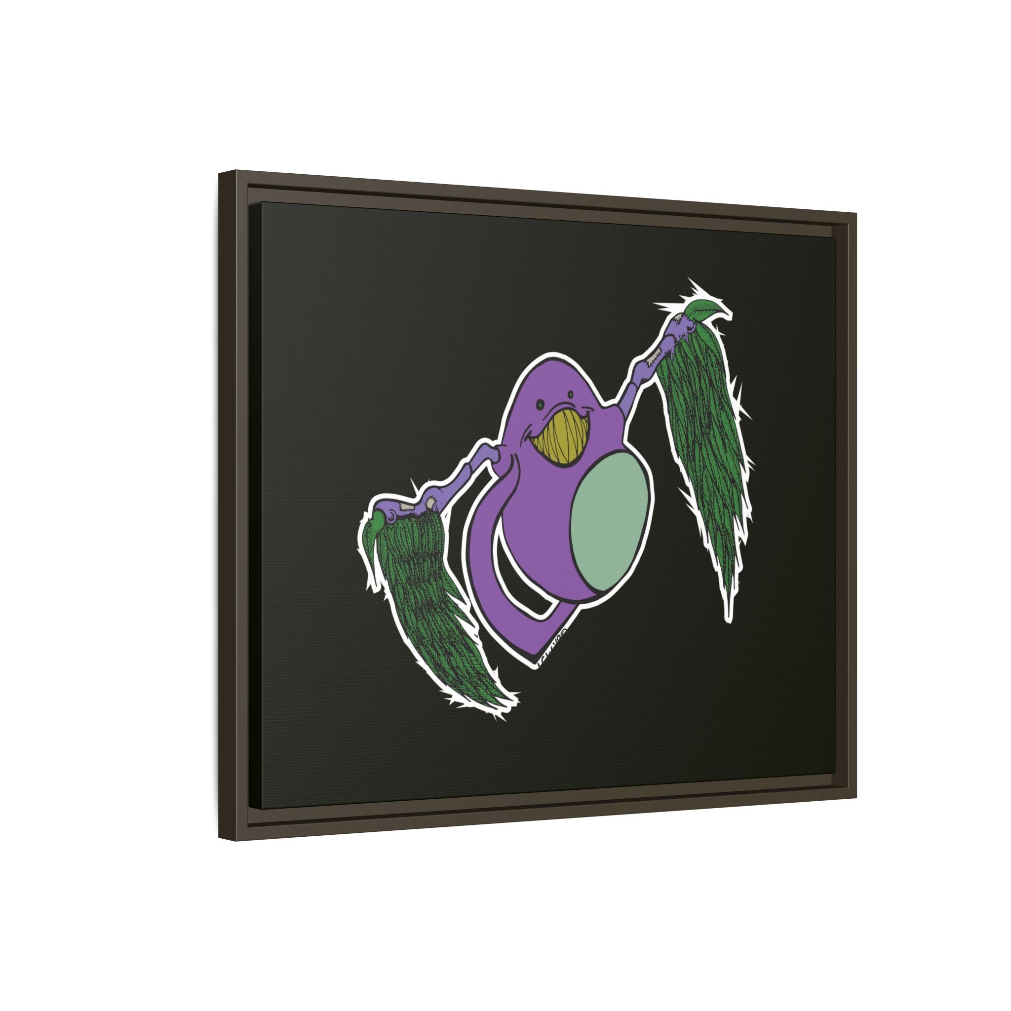 "Fly Guy" Framed Matte Canvas Art —By Larry White