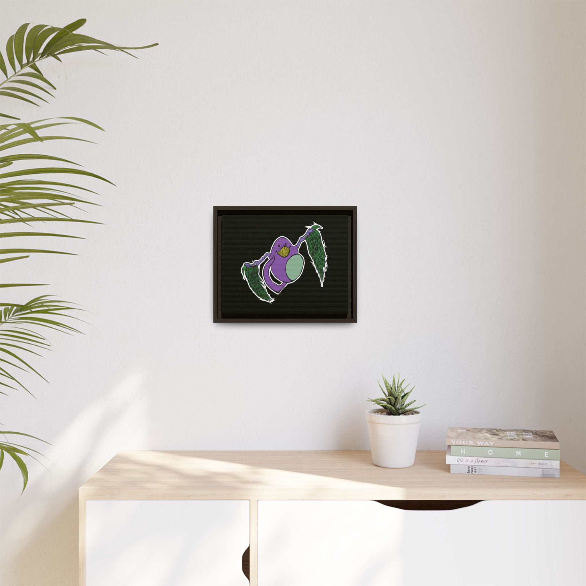 "Fly Guy" Framed Matte Canvas Art —By Larry White