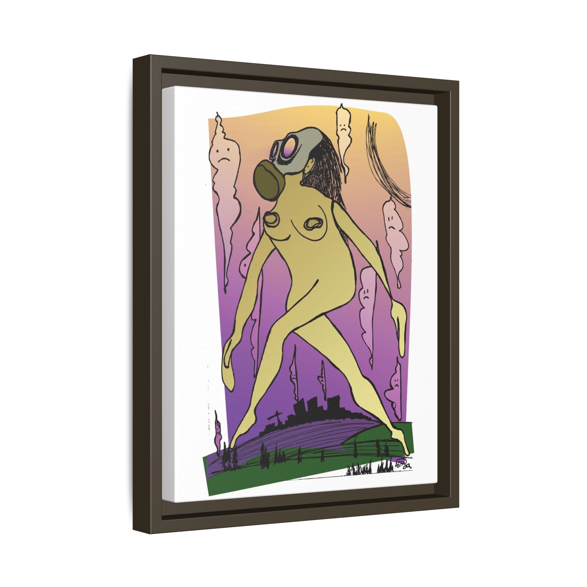 "Mother Nature"  Framed Canvas Print By Larry White