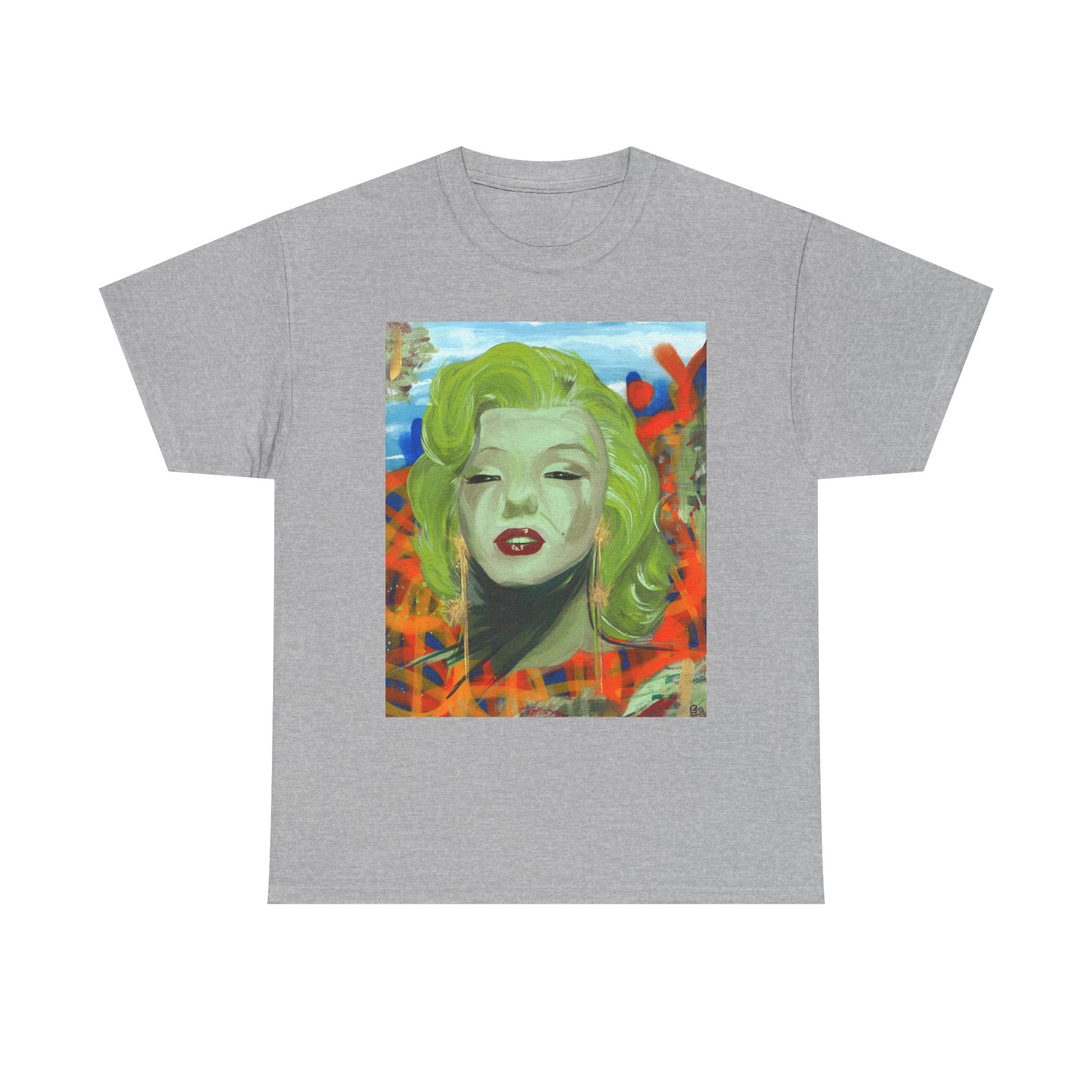 "Girls best friend" Marilyn Pop Art T-Shirt by Larry White