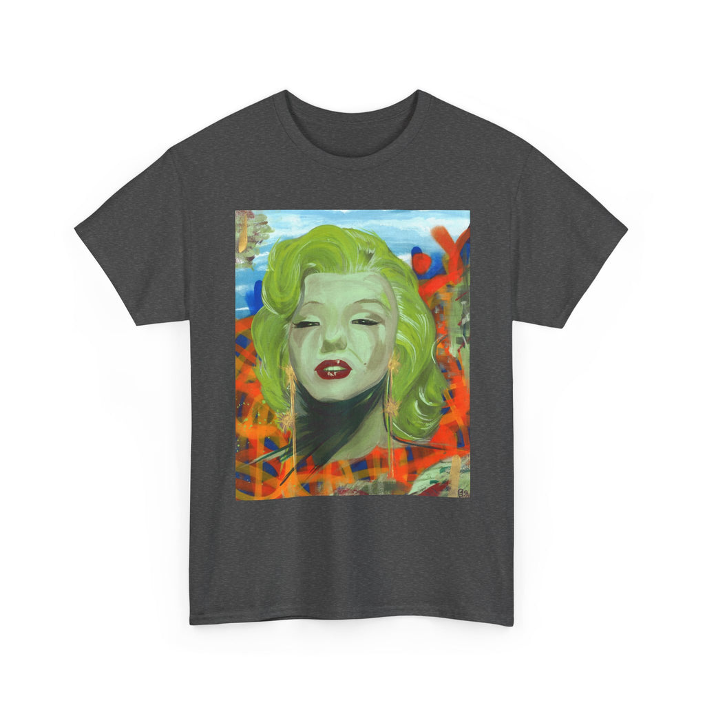 "Girls best friend" Marilyn Pop Art T-Shirt by Larry White
