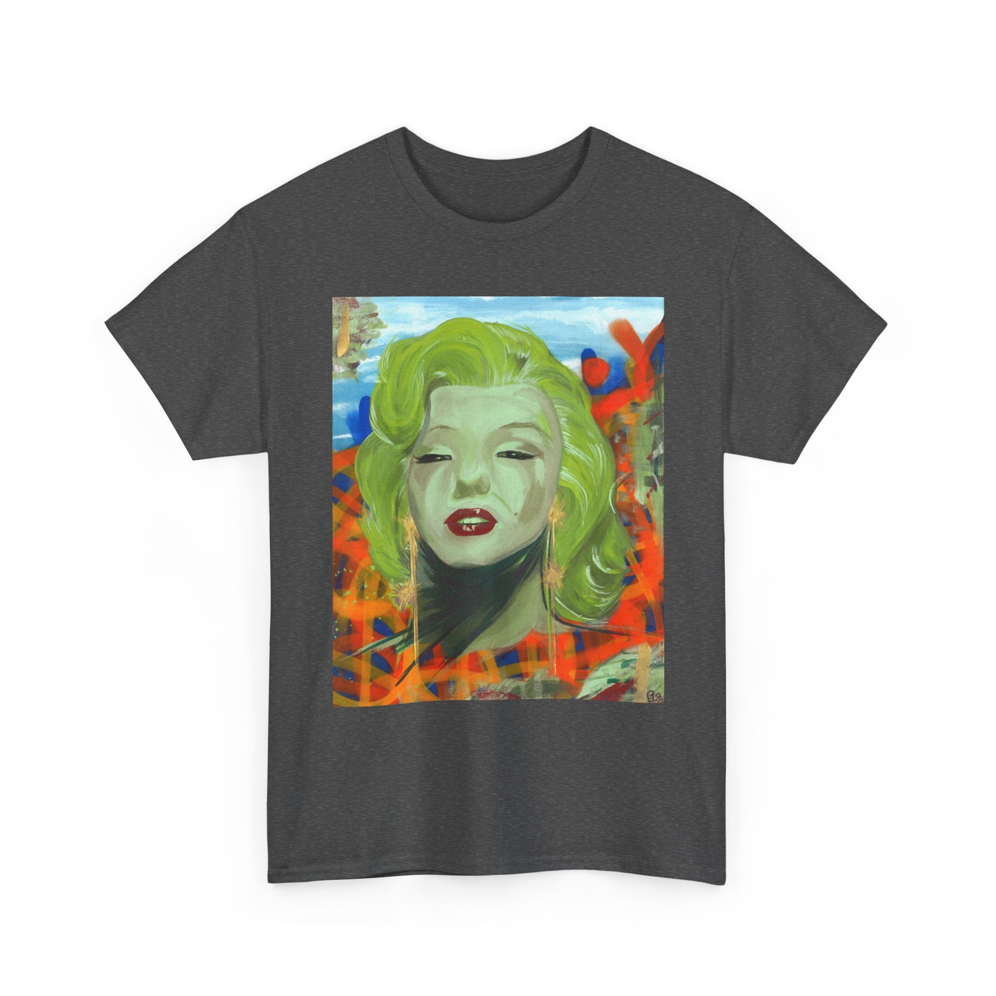 "Girls best friend" Marilyn Pop Art T-Shirt by Larry White