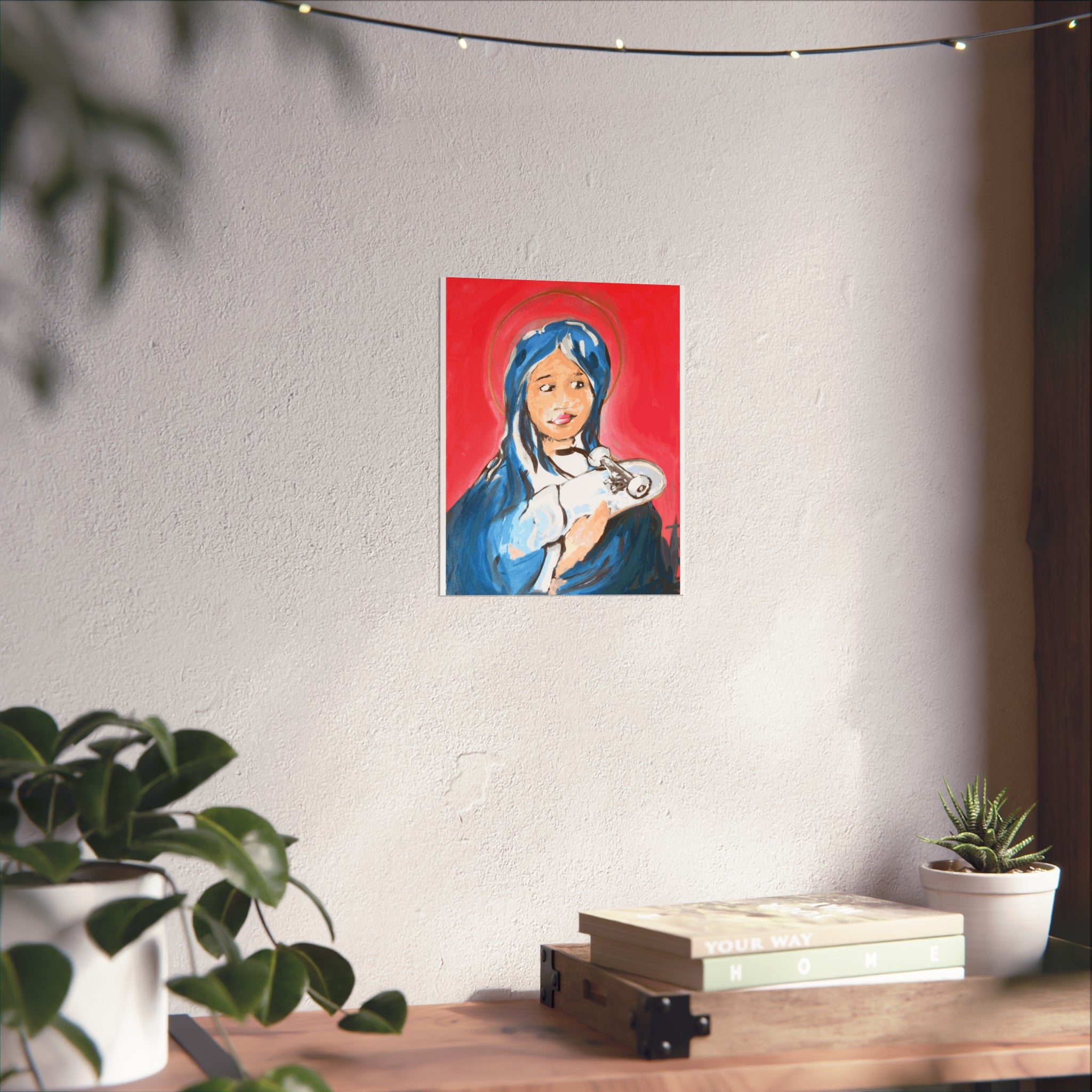 Immaculate Skateboard Faith Fine Art Poster