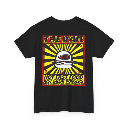 Graphic Tee - The Rail All Seeing Eye Burgers Design