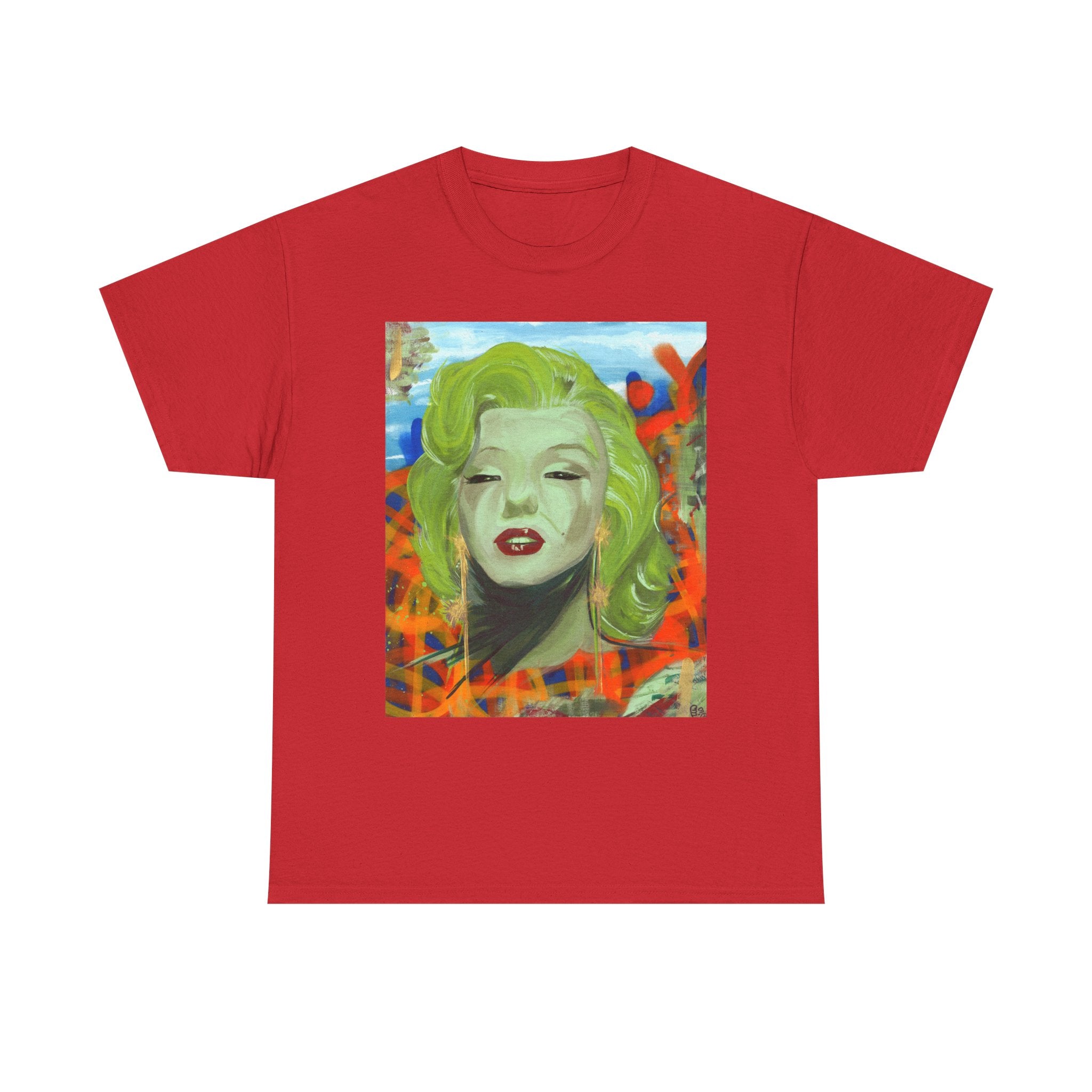 "Girls best friend" Marilyn Pop Art T-Shirt by Larry White