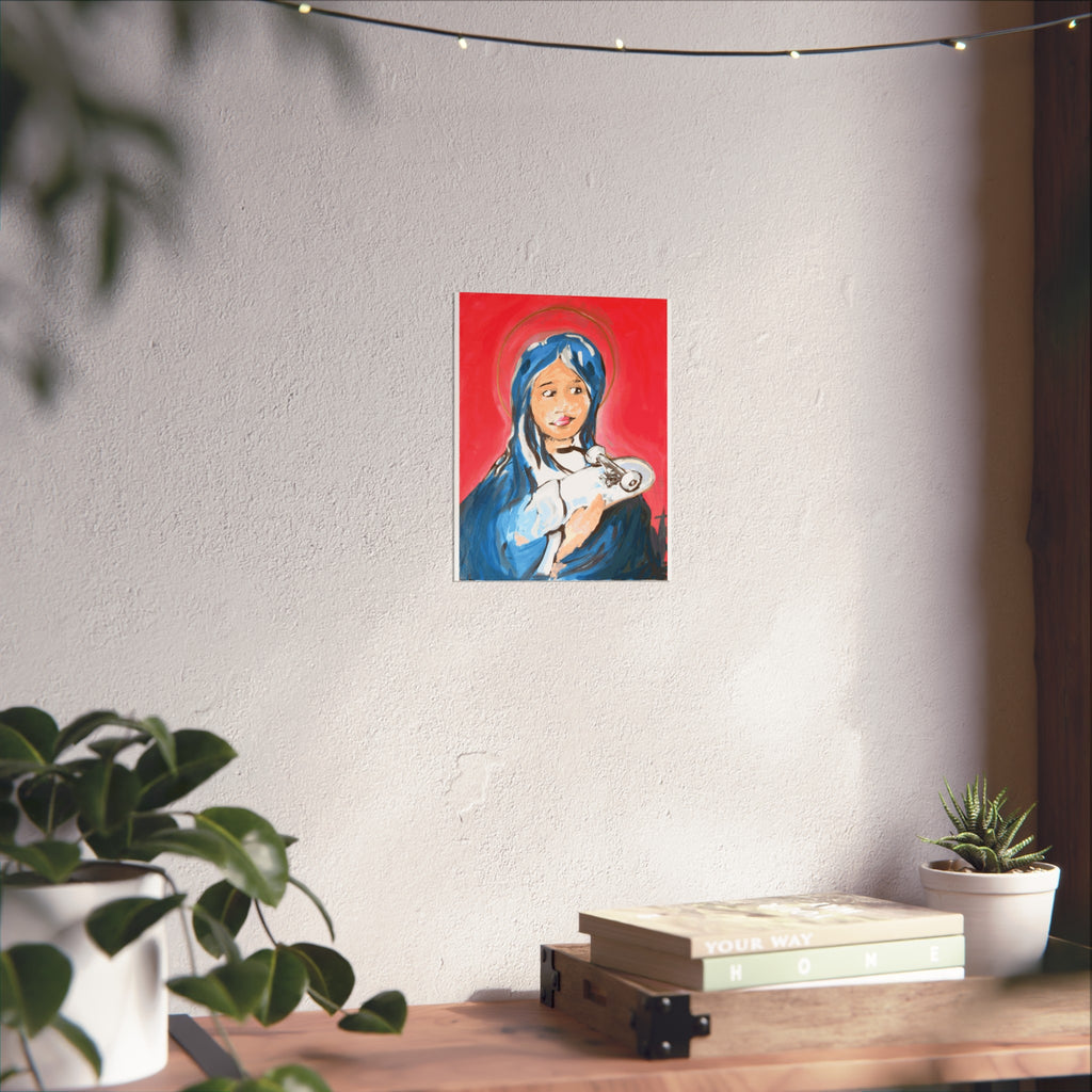 Immaculate Skateboard Faith Fine Art Poster