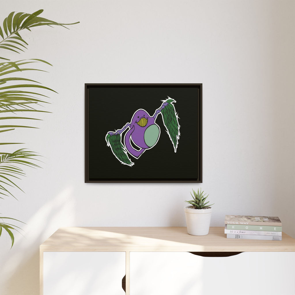 "Fly Guy" Framed Matte Canvas Art —By Larry White