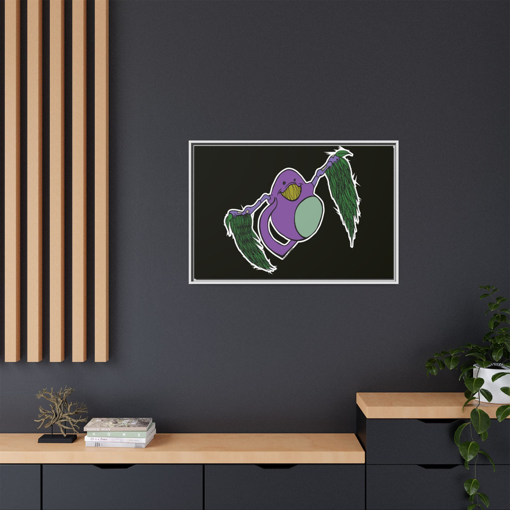 "Fly Guy" Framed Matte Canvas Art —By Larry White