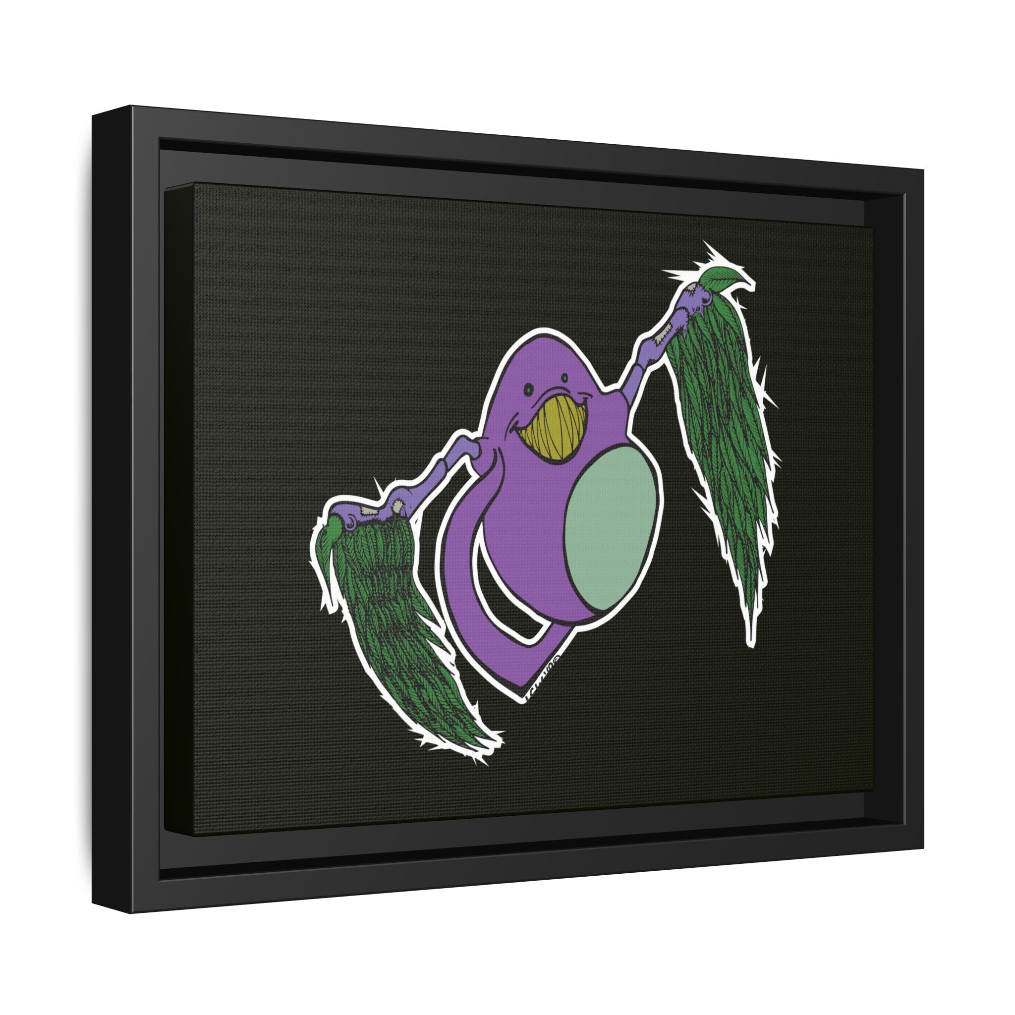 "Fly Guy" Framed Matte Canvas Art —By Larry White