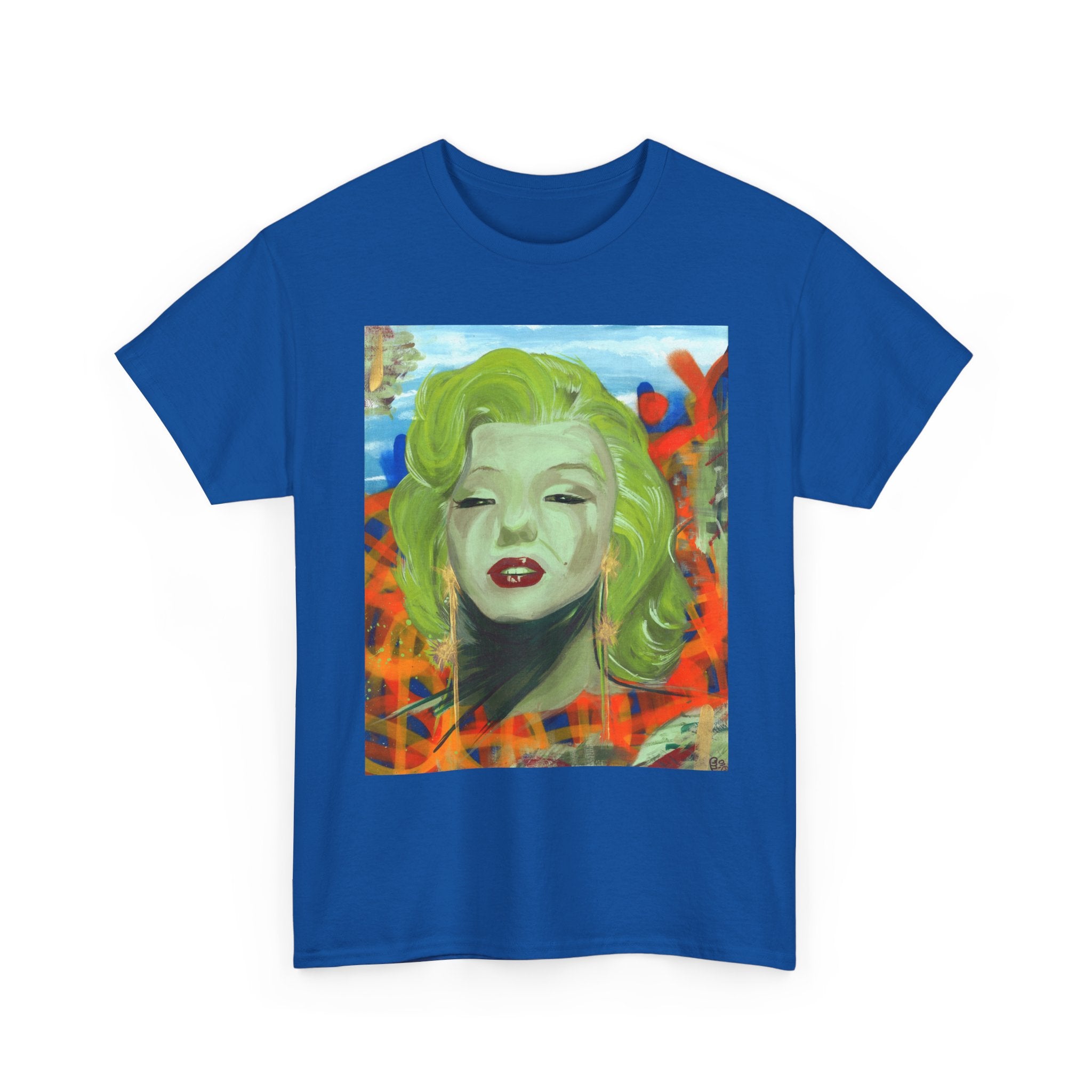 "Girls best friend" Marilyn Pop Art T-Shirt by Larry White