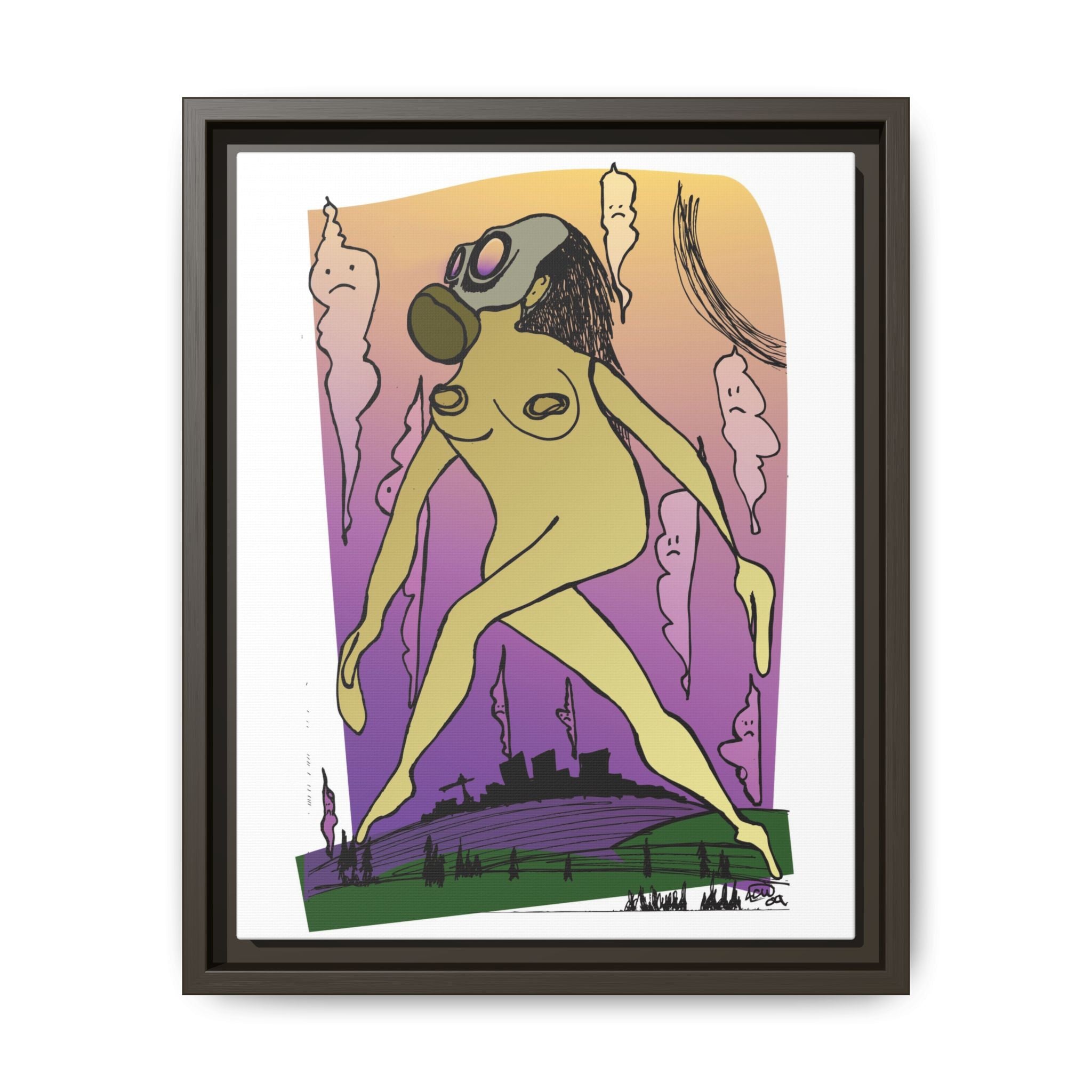 "Mother Nature"  Framed Canvas Print By Larry White