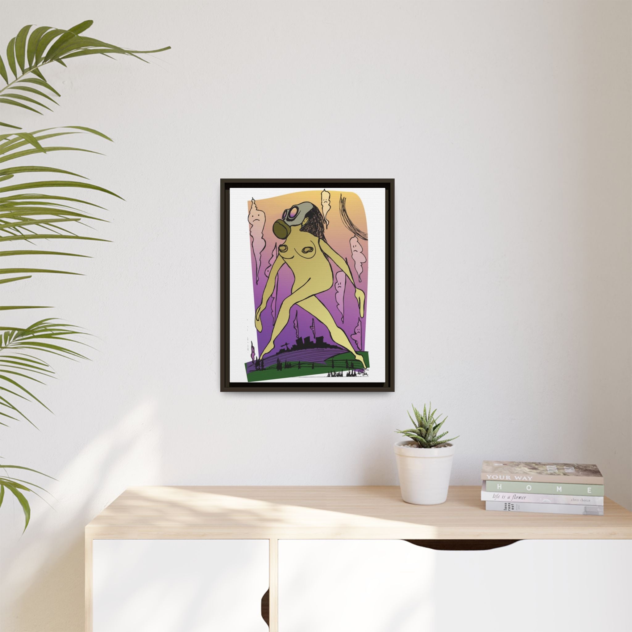 "Mother Nature"  Framed Canvas Print By Larry White