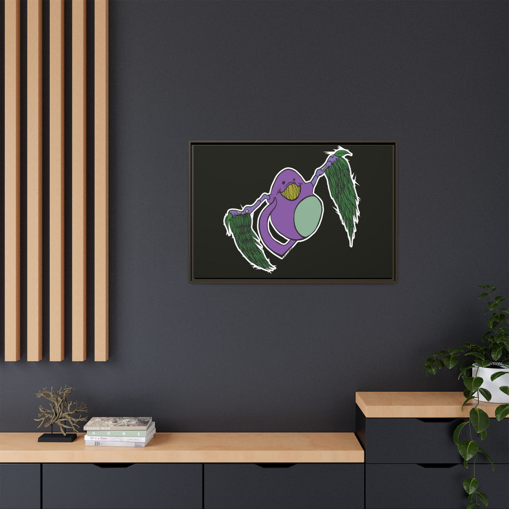 "Fly Guy" Framed Matte Canvas Art —By Larry White