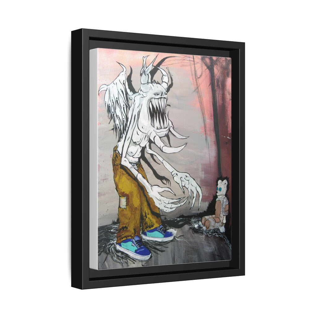 "Boogieman in slacks canvas Print by Larry White