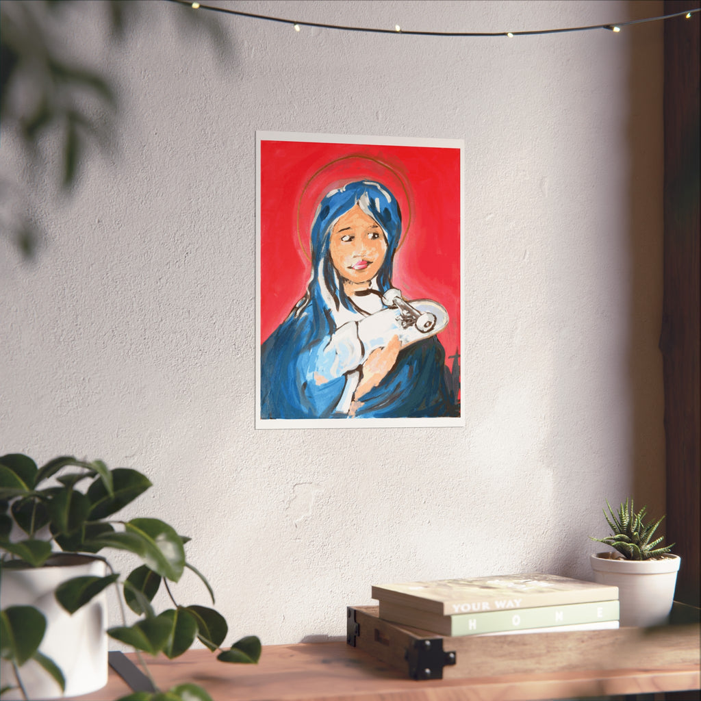 Immaculate Skateboard Faith Fine Art Poster