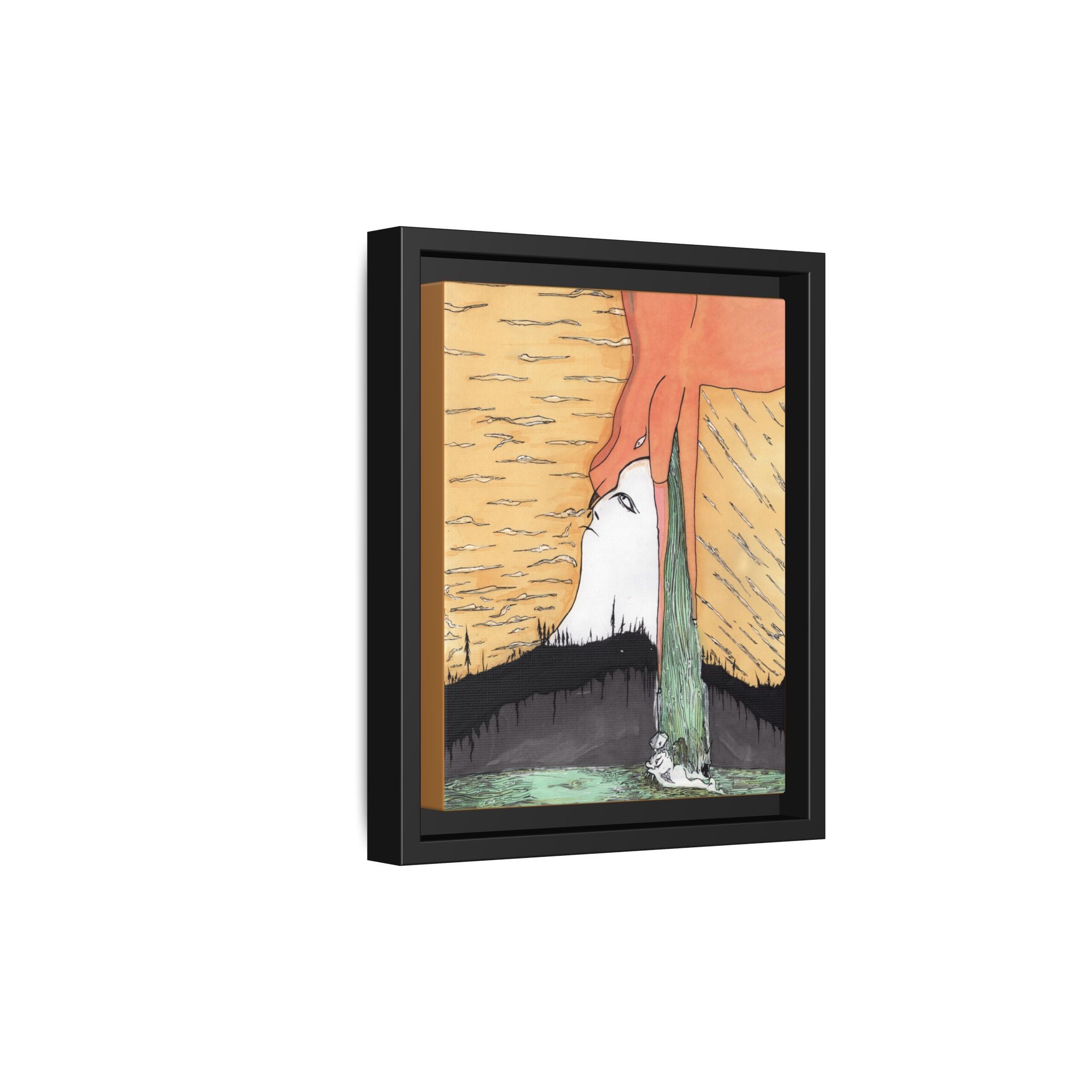 Surreal Sunrise Matte Canvas Print By Larry White