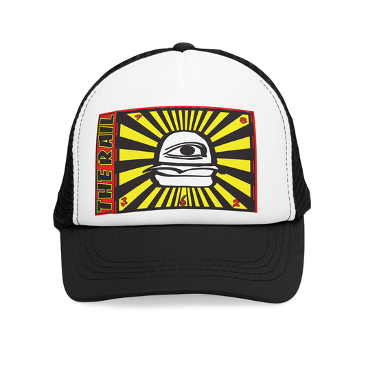 The Rail Trucker Cap - Bold Graphic Design for Food Lovers