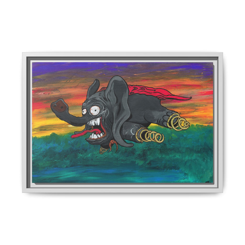 Dumbo Matte Framed Canvas — by Larry White