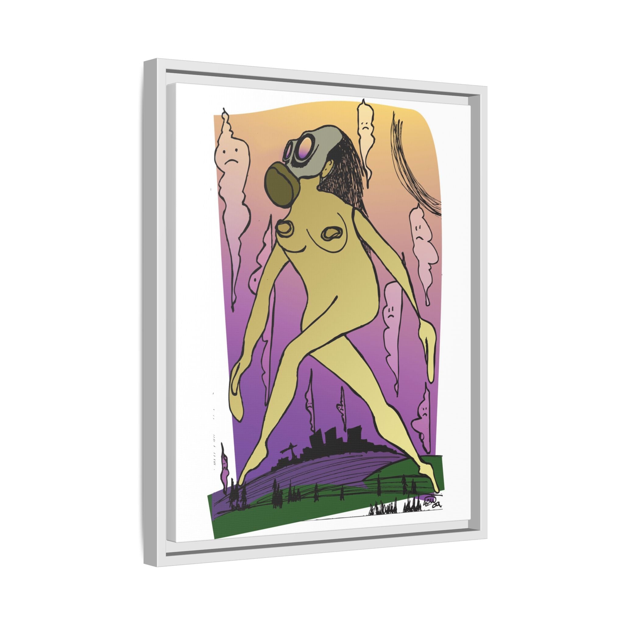 "Mother Nature"  Framed Canvas Print By Larry White