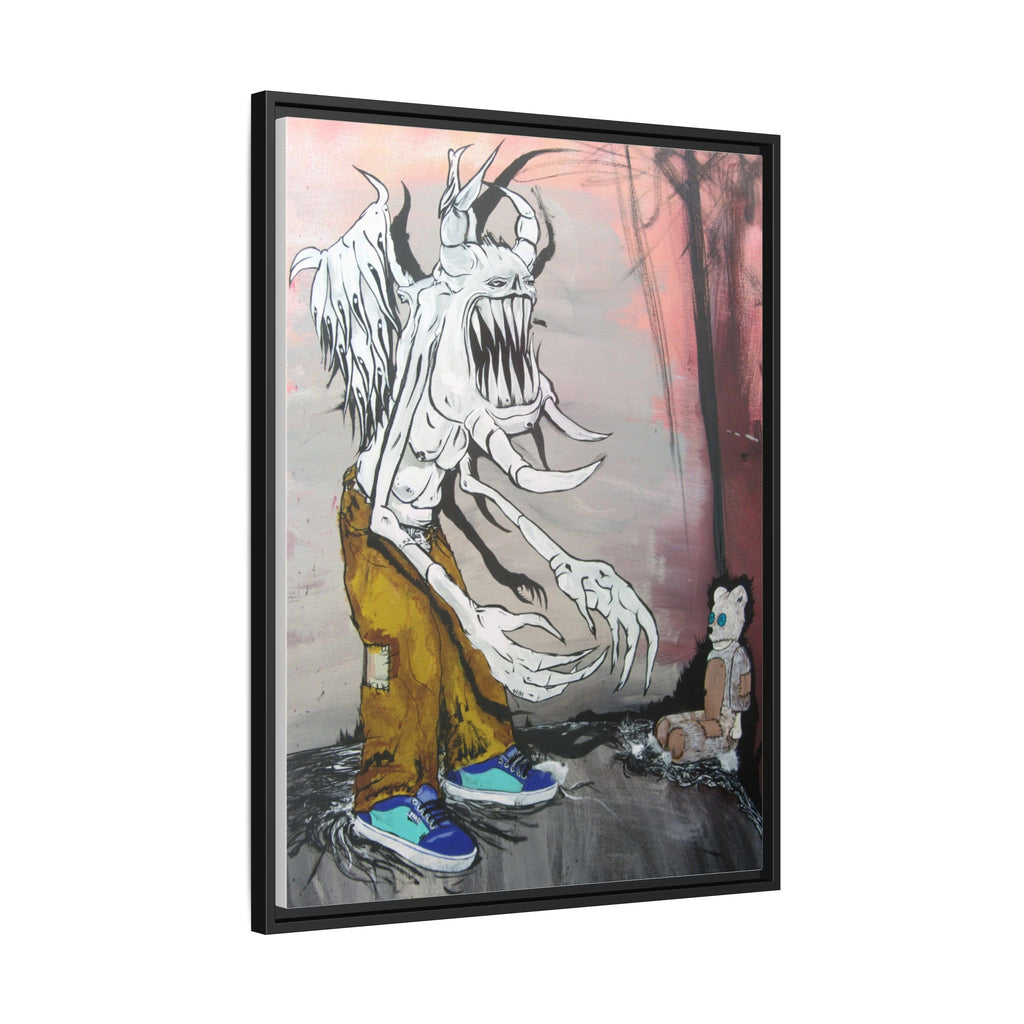 "Boogieman in slacks canvas Print by Larry White