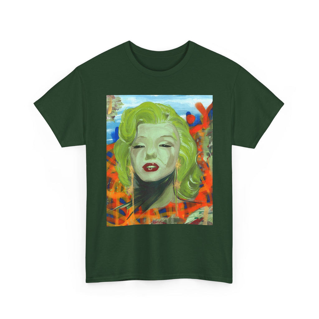 "Girls best friend" Marilyn Pop Art T-Shirt by Larry White