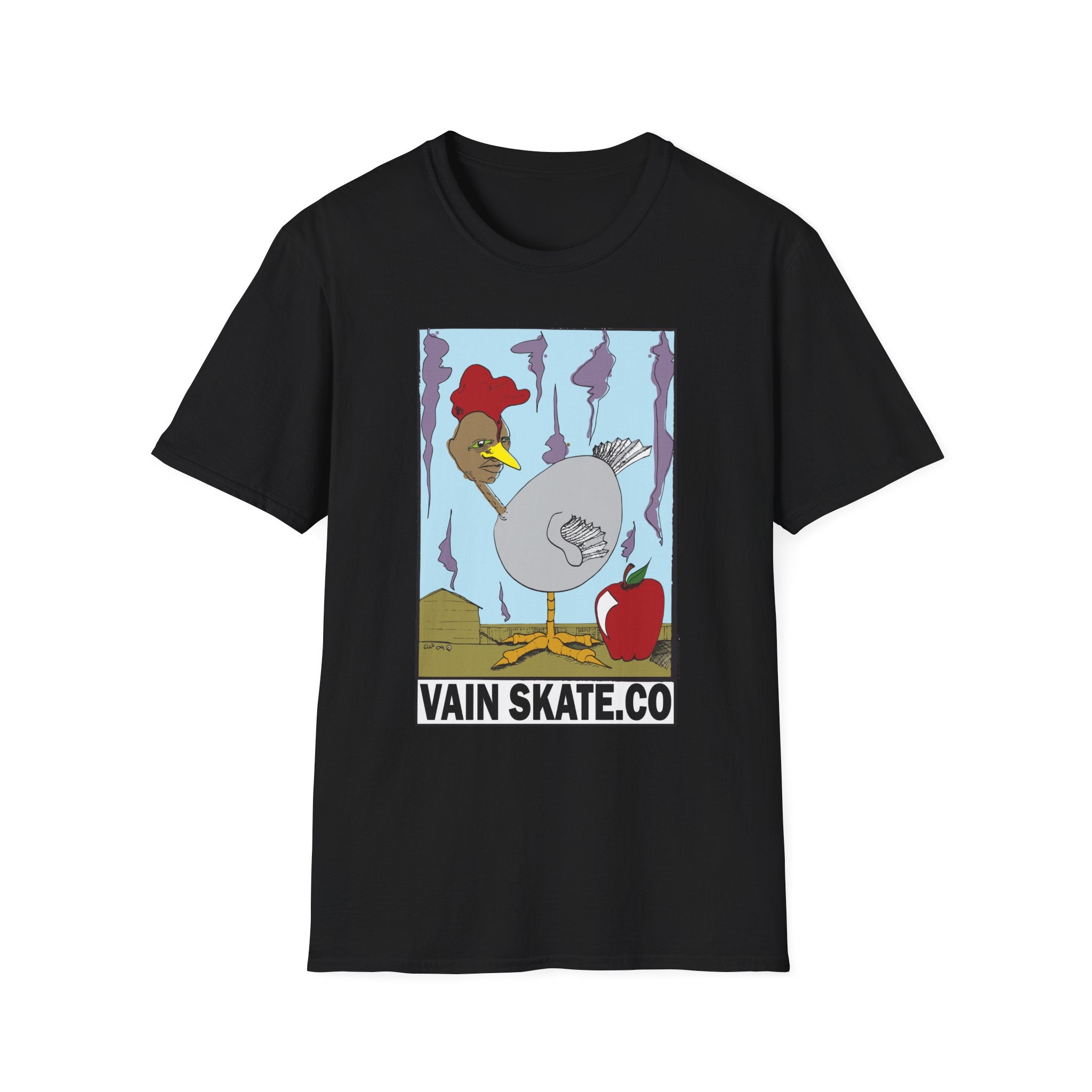 Vain Skate Co. 'Ass Apple' Skateboard Graphic Tee
