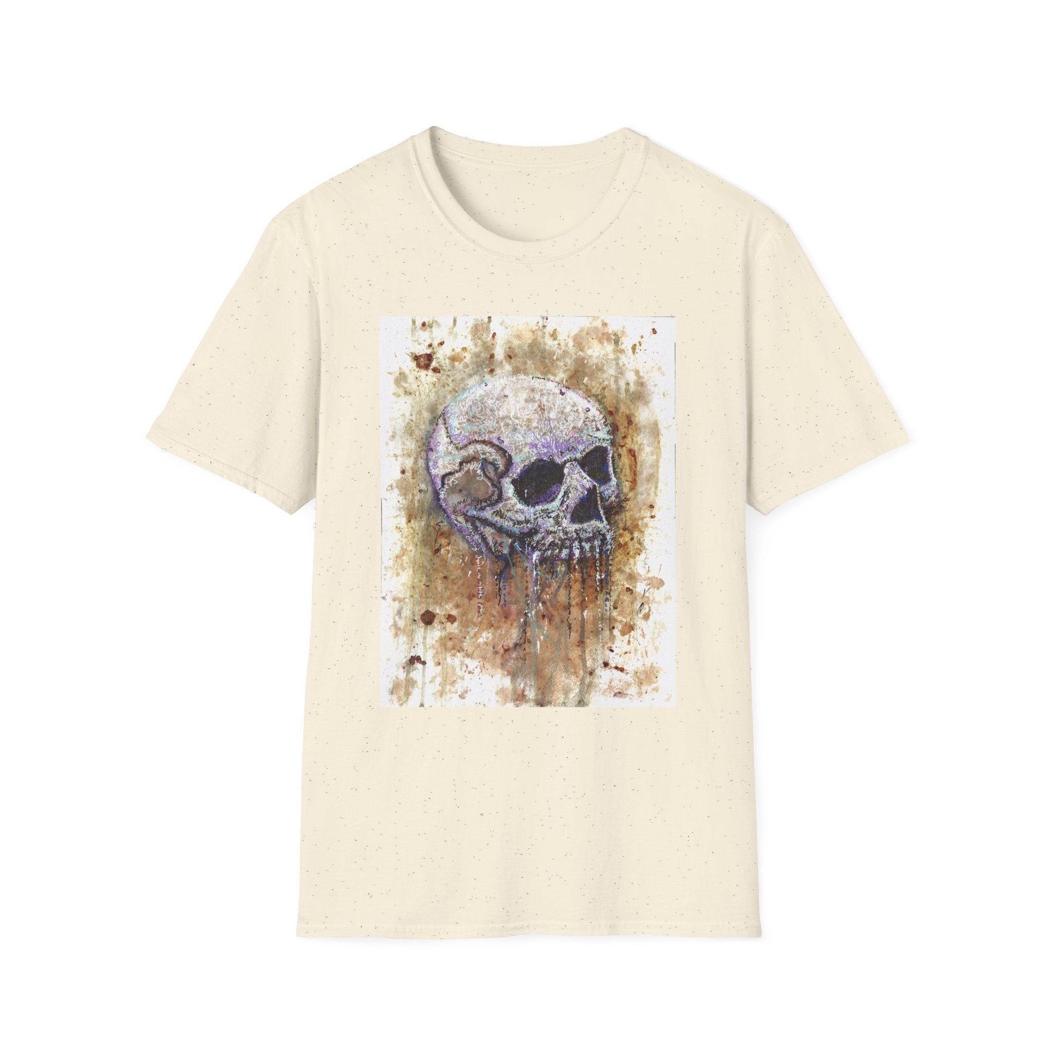 Framed Matte Canvas — "Albums" Skull Art by Larry White