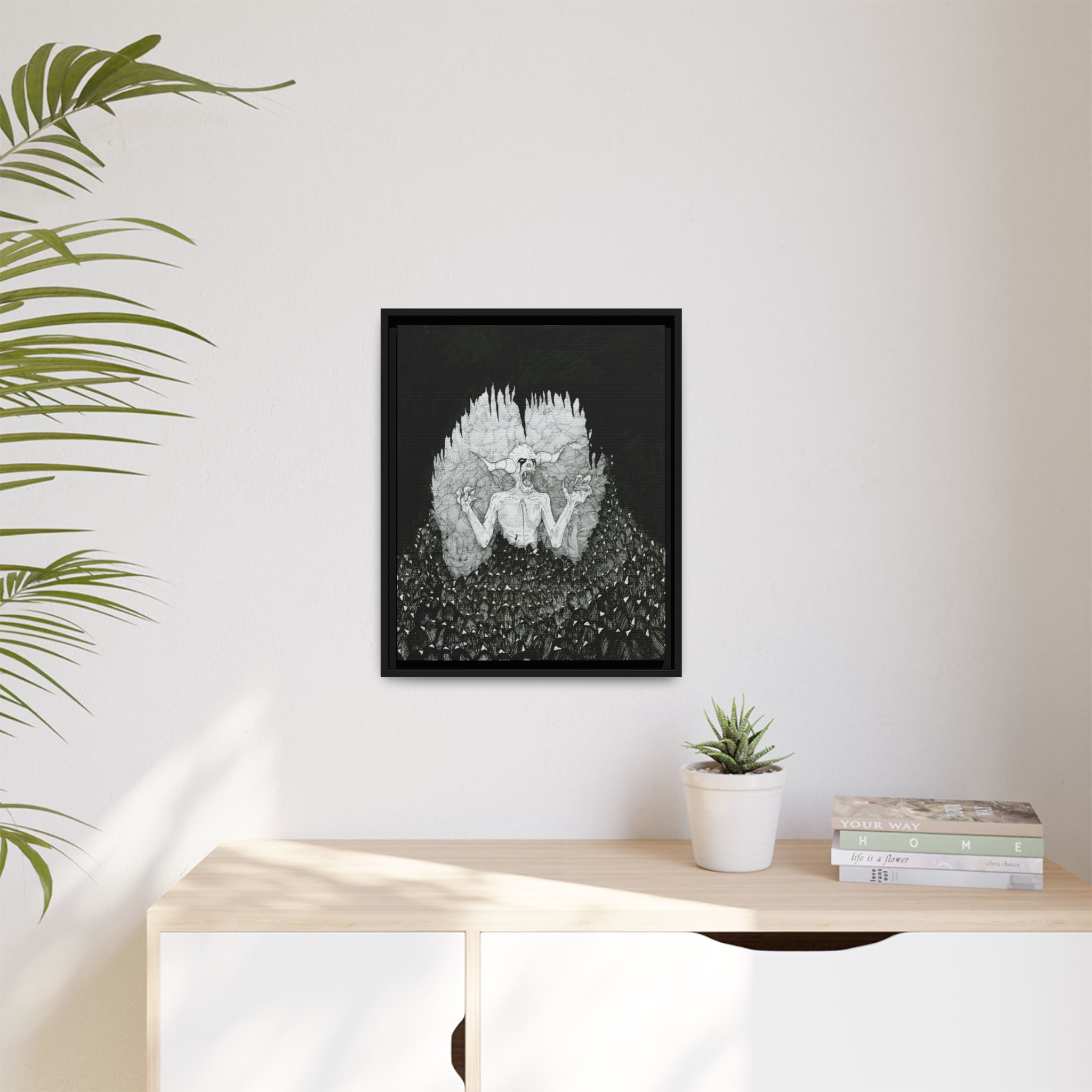 "The Fear" Canvas Print —by Larry White