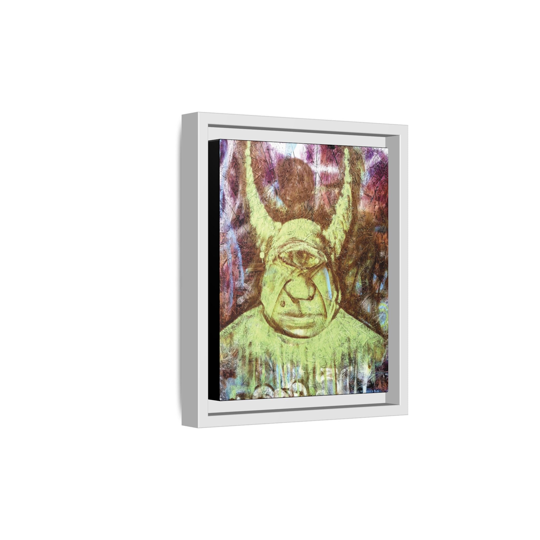 Cyclops Viking Art Print canvas print by Larry White
