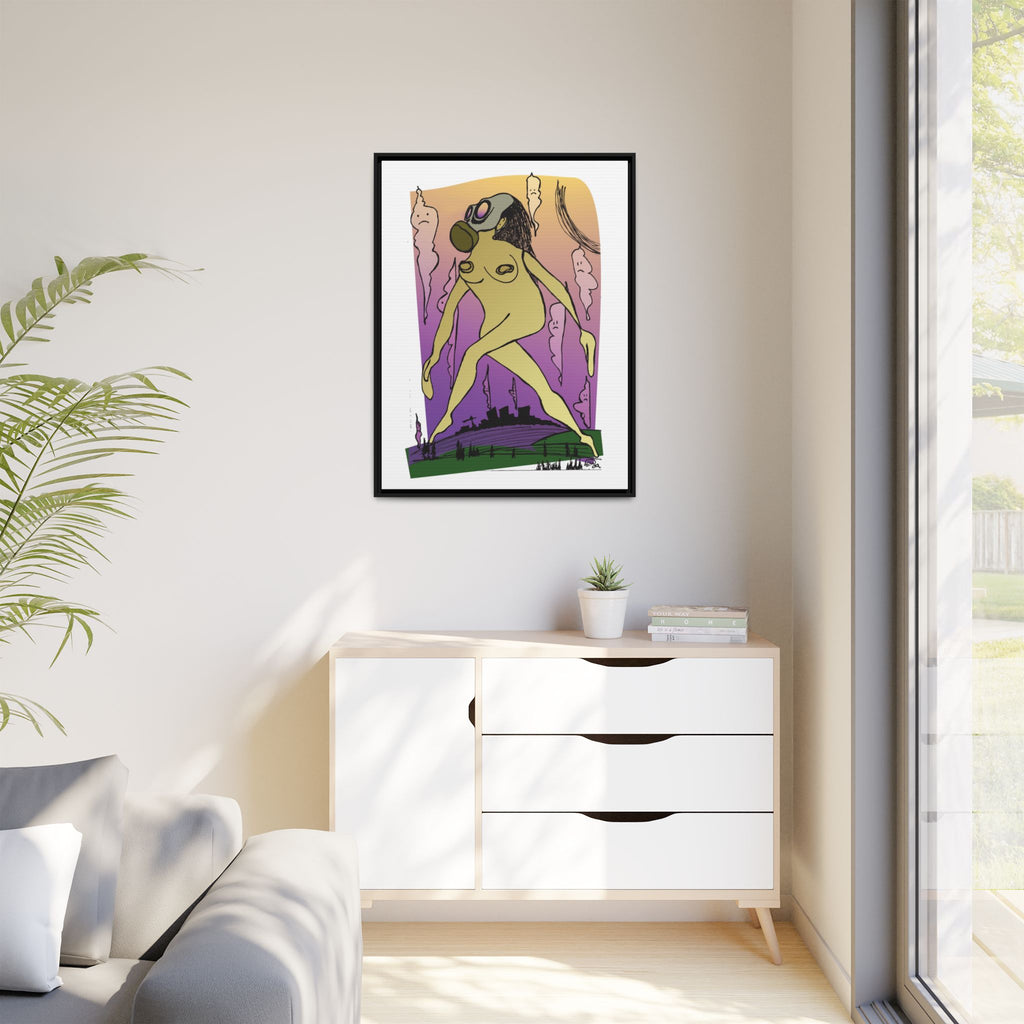 "Mother Nature"  Framed Canvas Print By Larry White