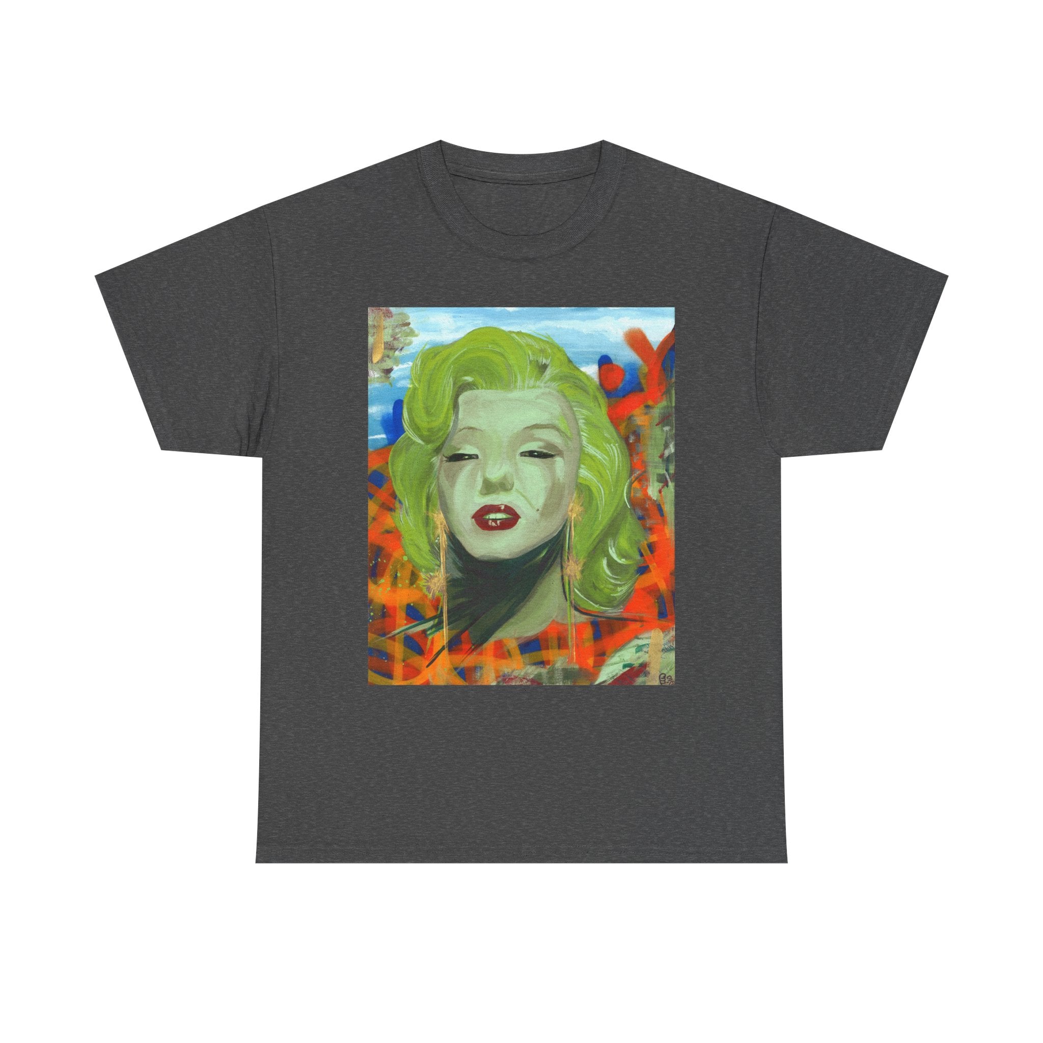 "Girls best friend" Marilyn Pop Art T-Shirt by Larry White