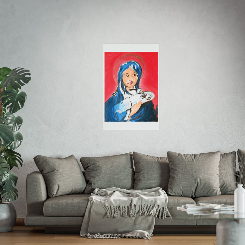 Immaculate Skateboard Faith Fine Art Poster