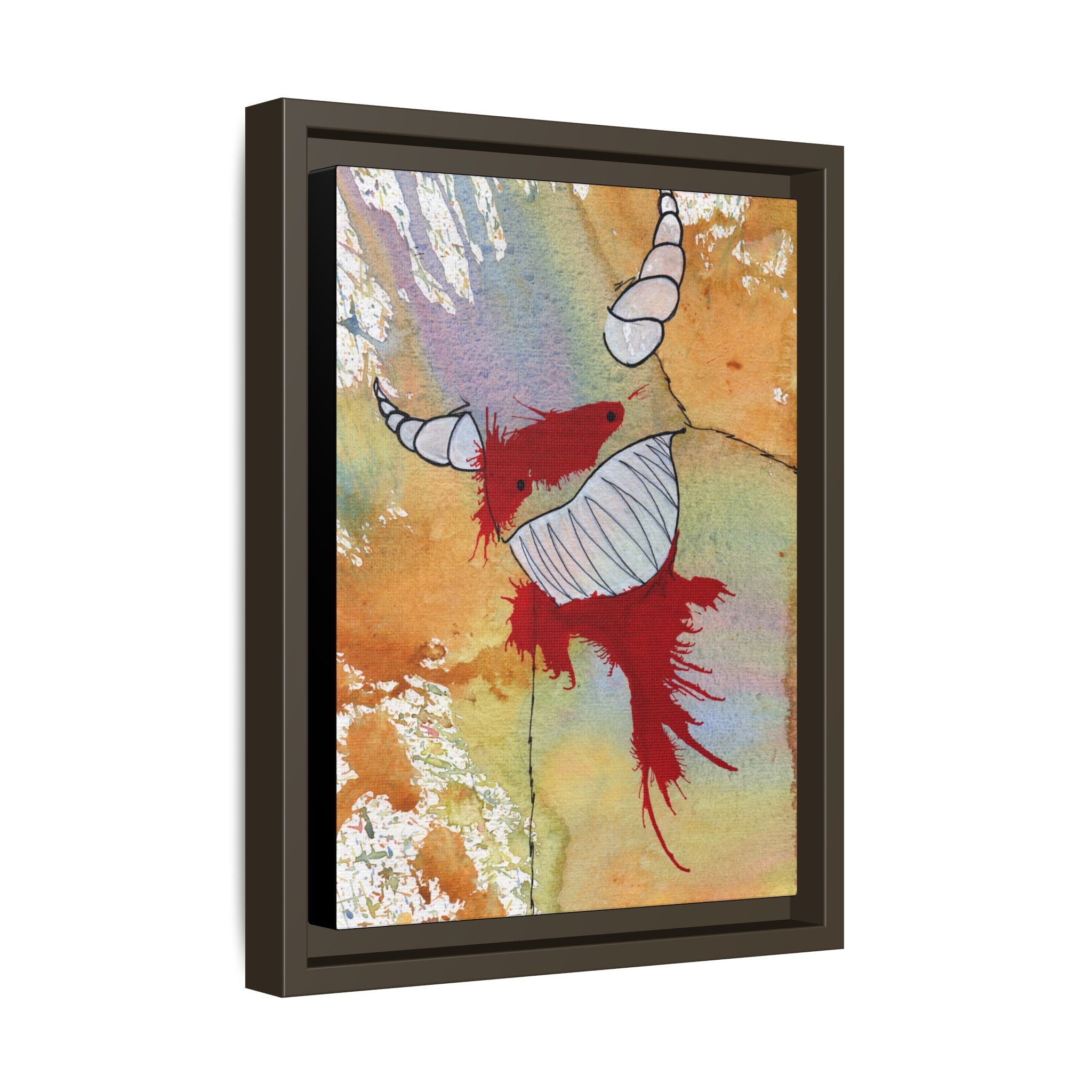 M is for Monster Canvas Print — By Larry White