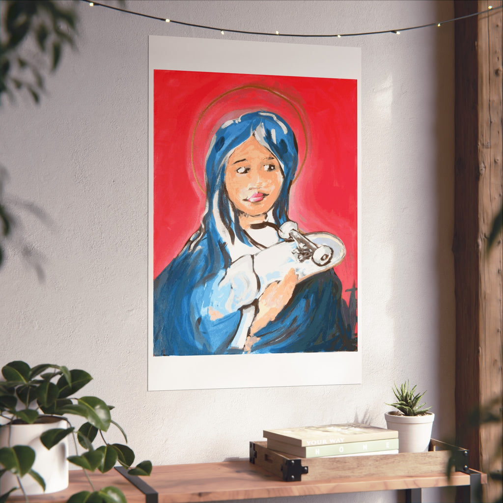 Immaculate Skateboard Faith Fine Art Poster