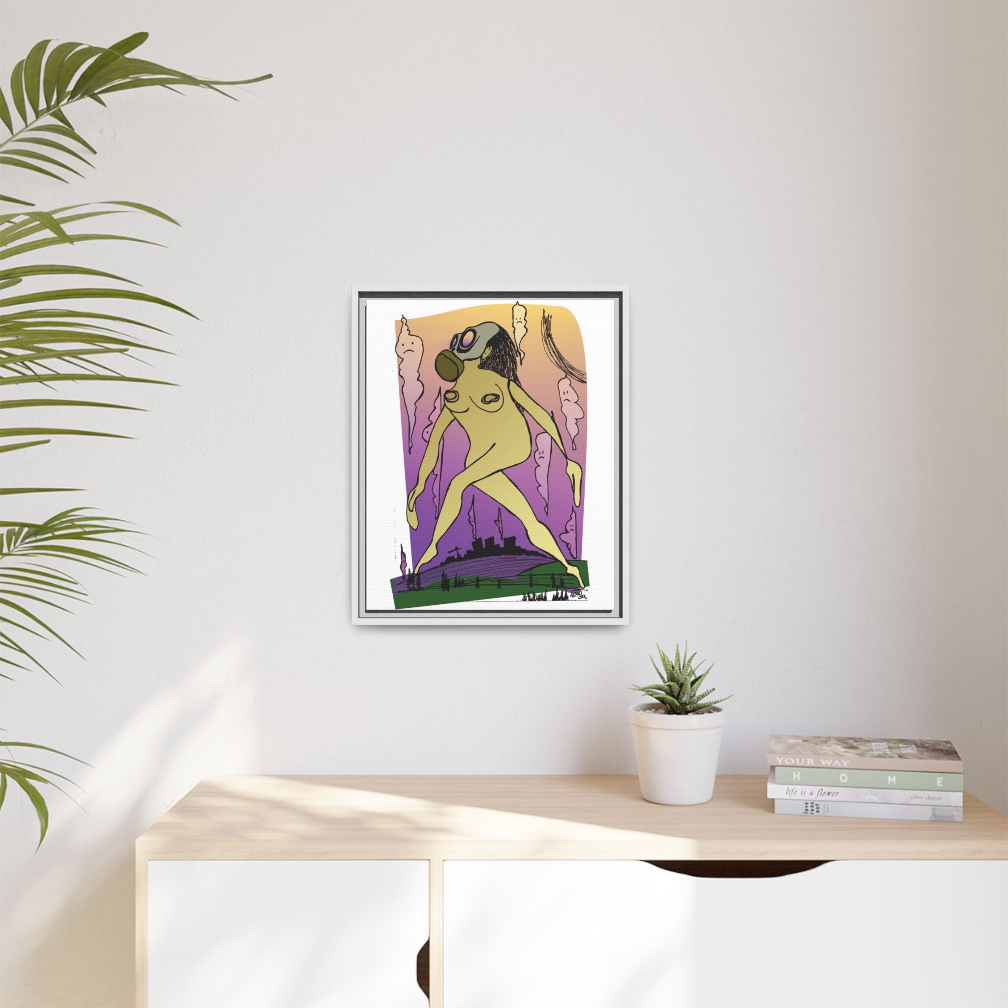 "Mother Nature"  Framed Canvas Print By Larry White