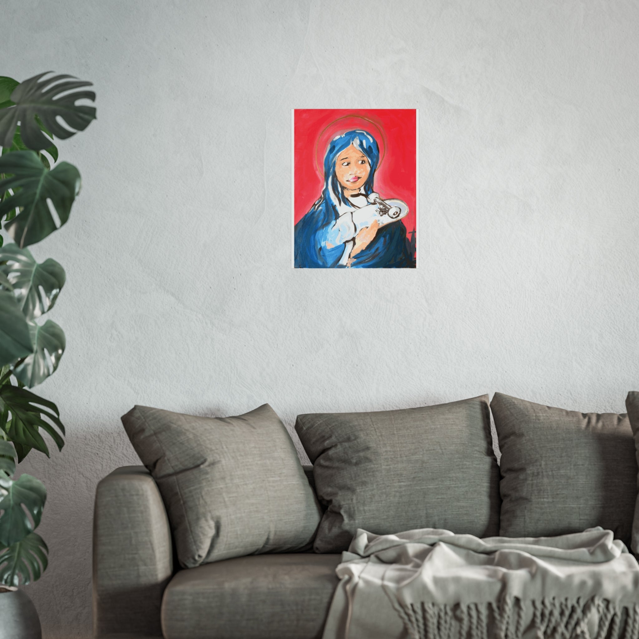 Immaculate Skateboard Faith Fine Art Poster