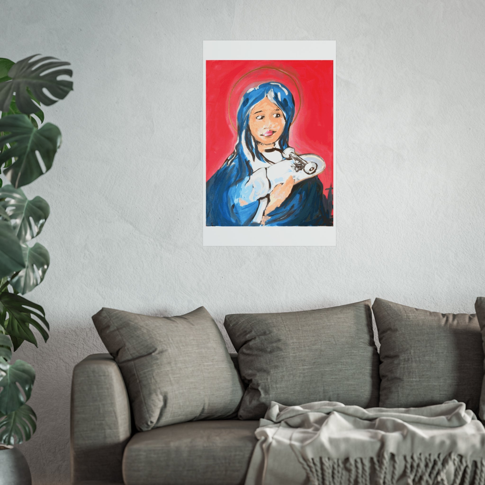 Immaculate Skateboard Faith Fine Art Poster