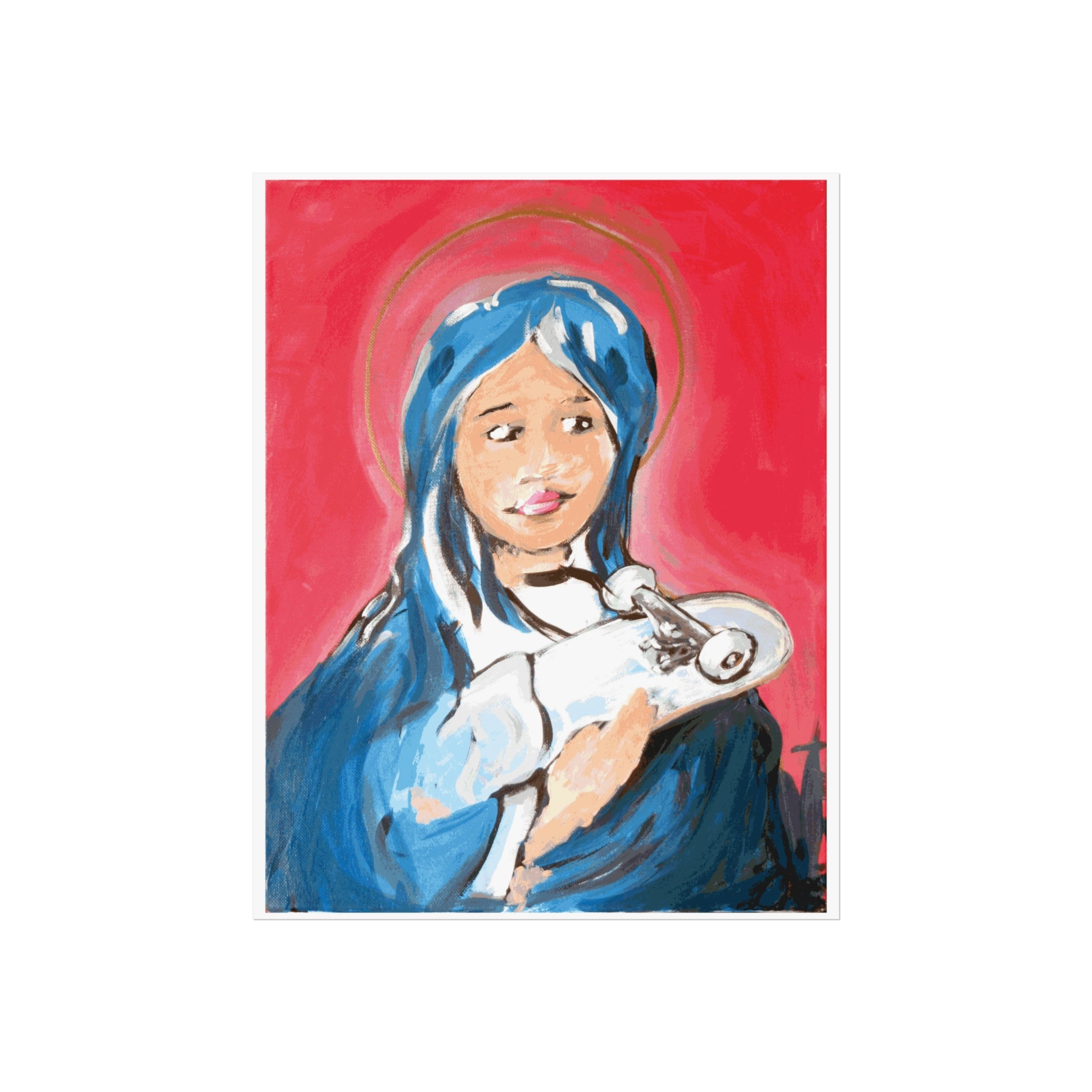 Immaculate Skateboard Faith Fine Art Poster