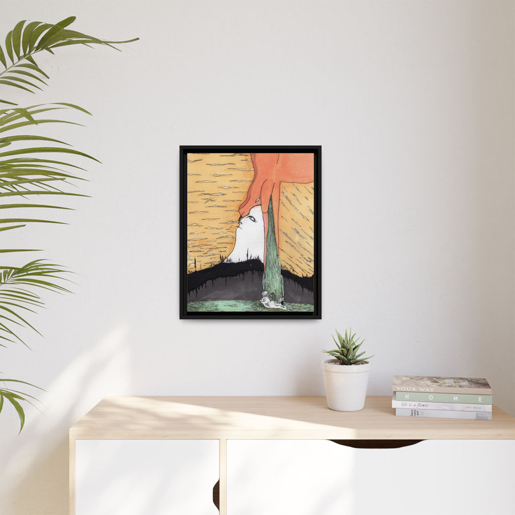 Surreal Sunrise Matte Canvas Print By Larry White