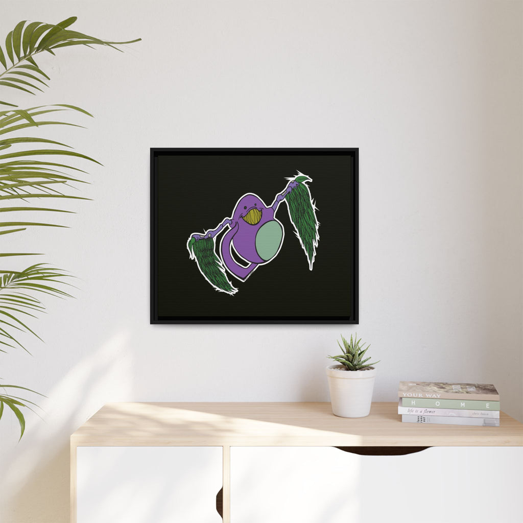 "Fly Guy" Framed Matte Canvas Art —By Larry White