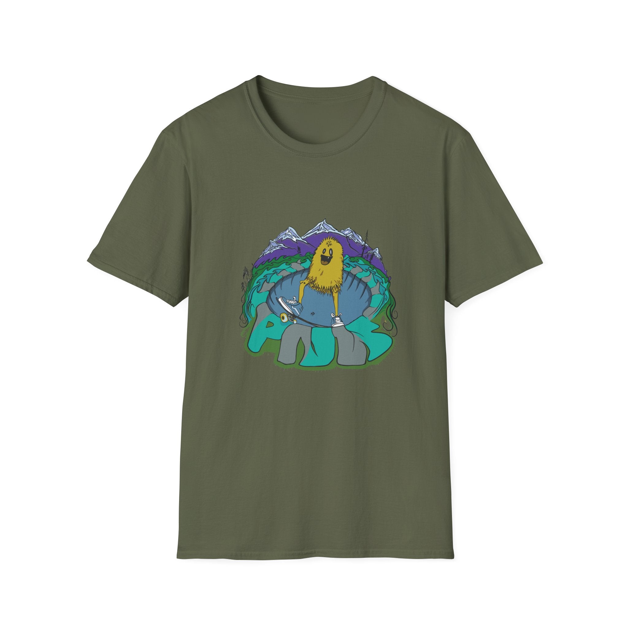Skate PNW Tee — Skateboard Graphic T-Shirt by Larry White