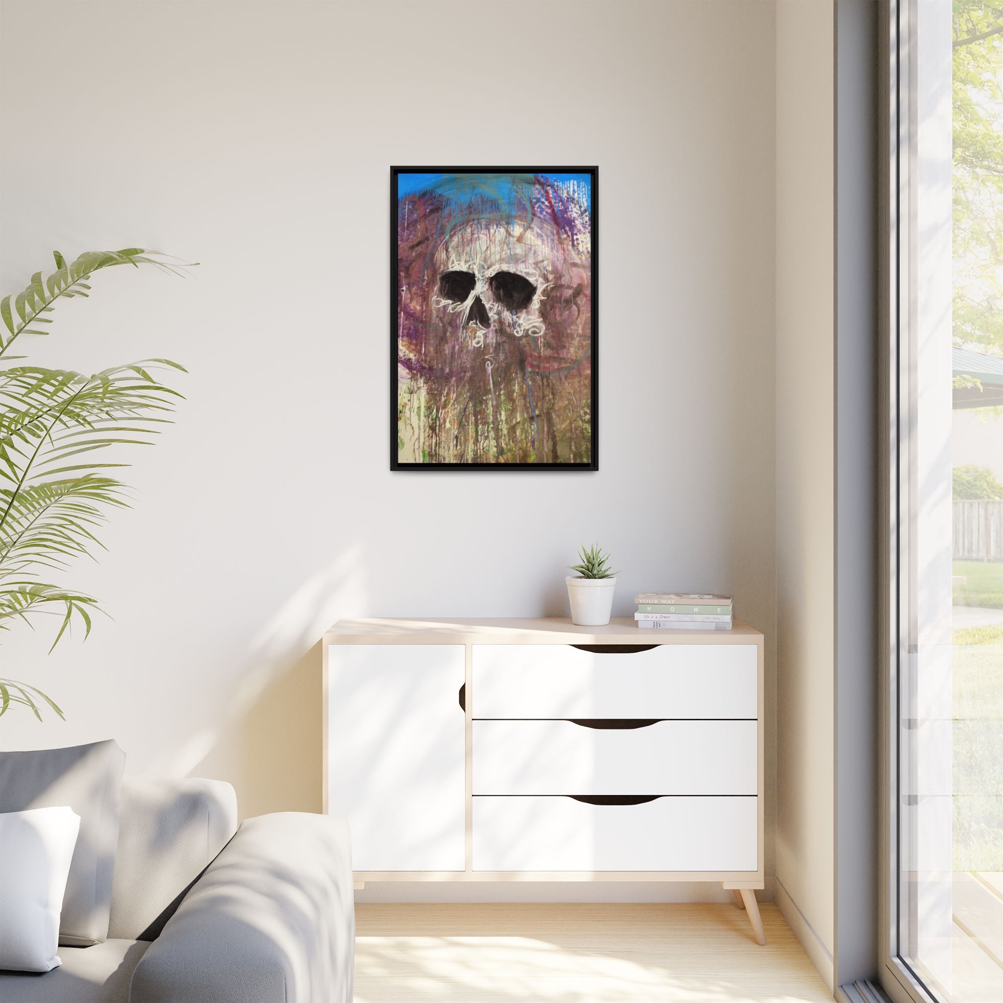 Arctic — Framed Matte Canvas print by Larry White