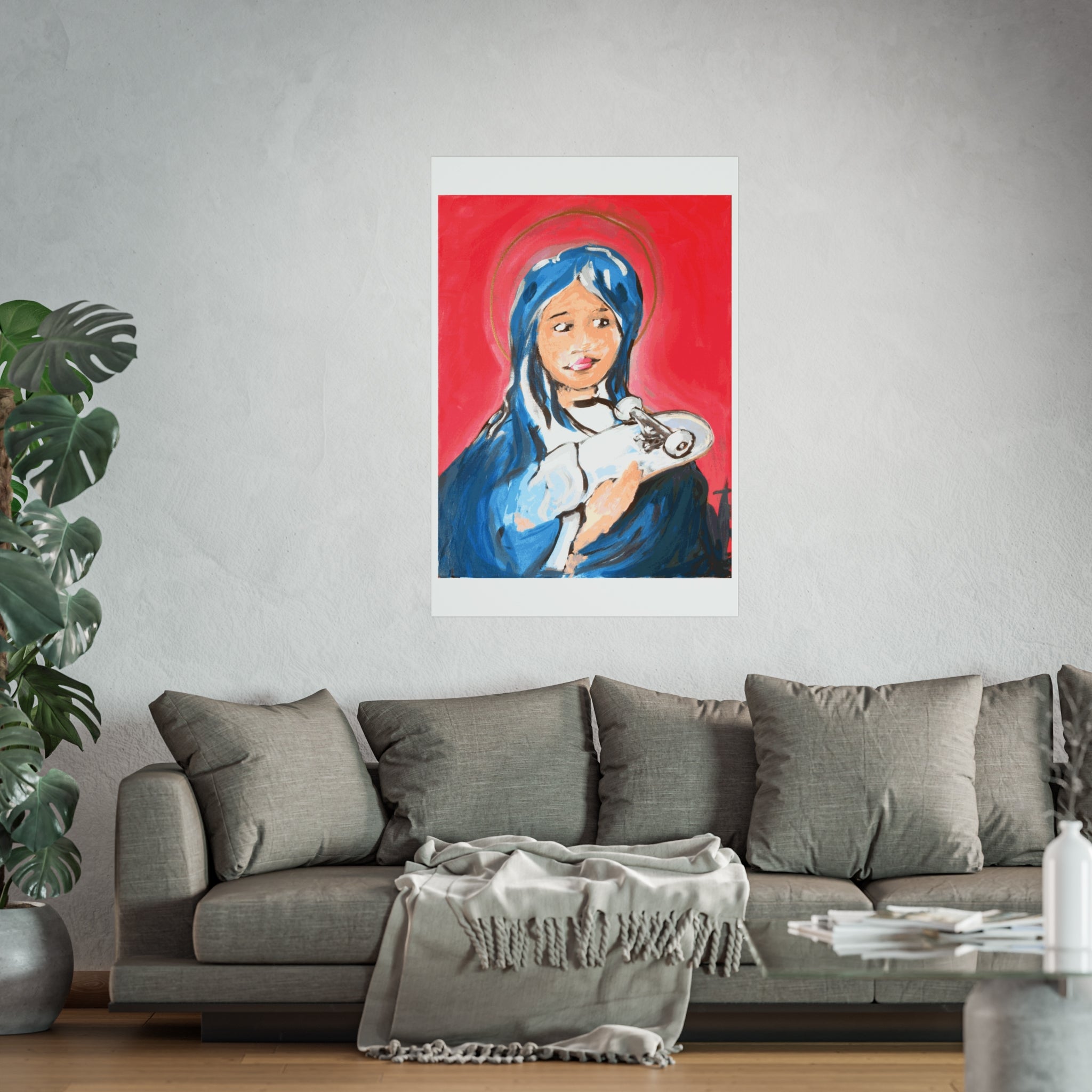 Immaculate Skateboard Faith Fine Art Poster
