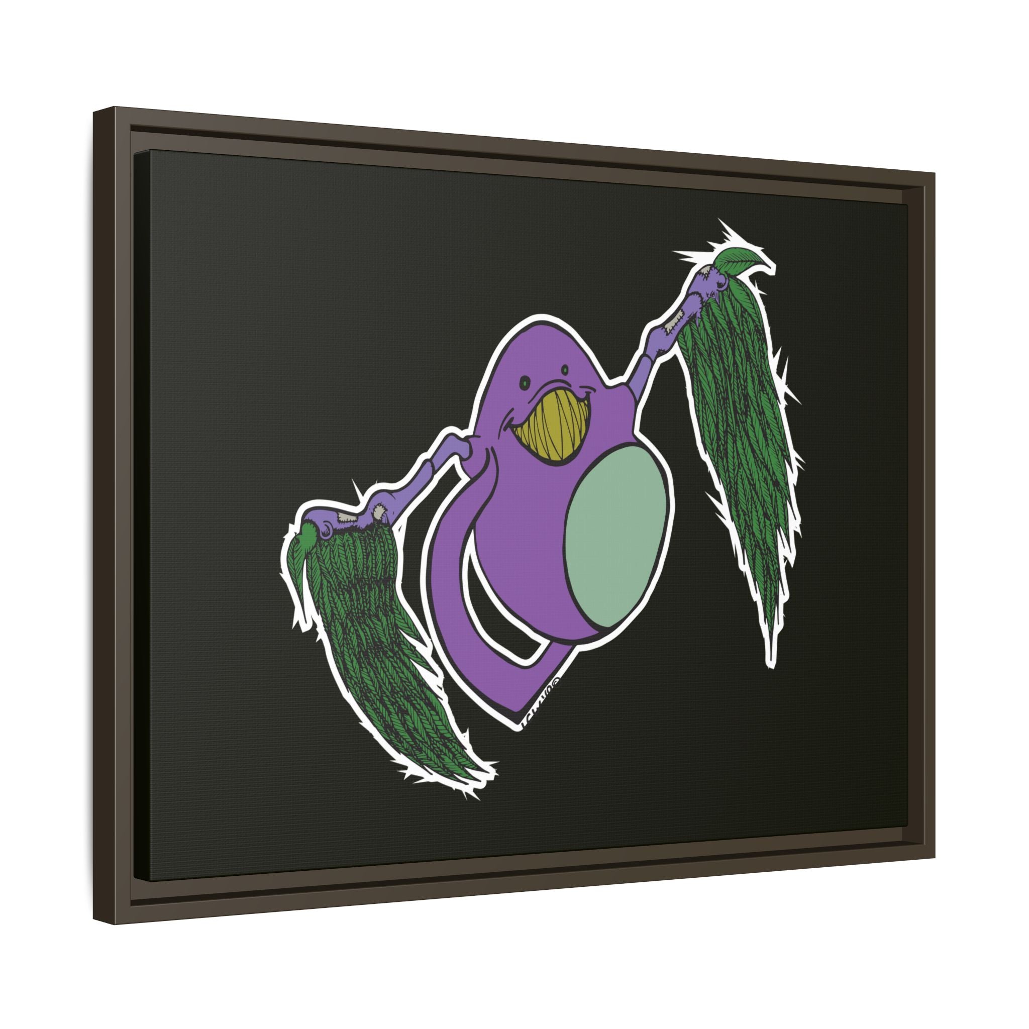 "Fly Guy" Framed Matte Canvas Art —By Larry White