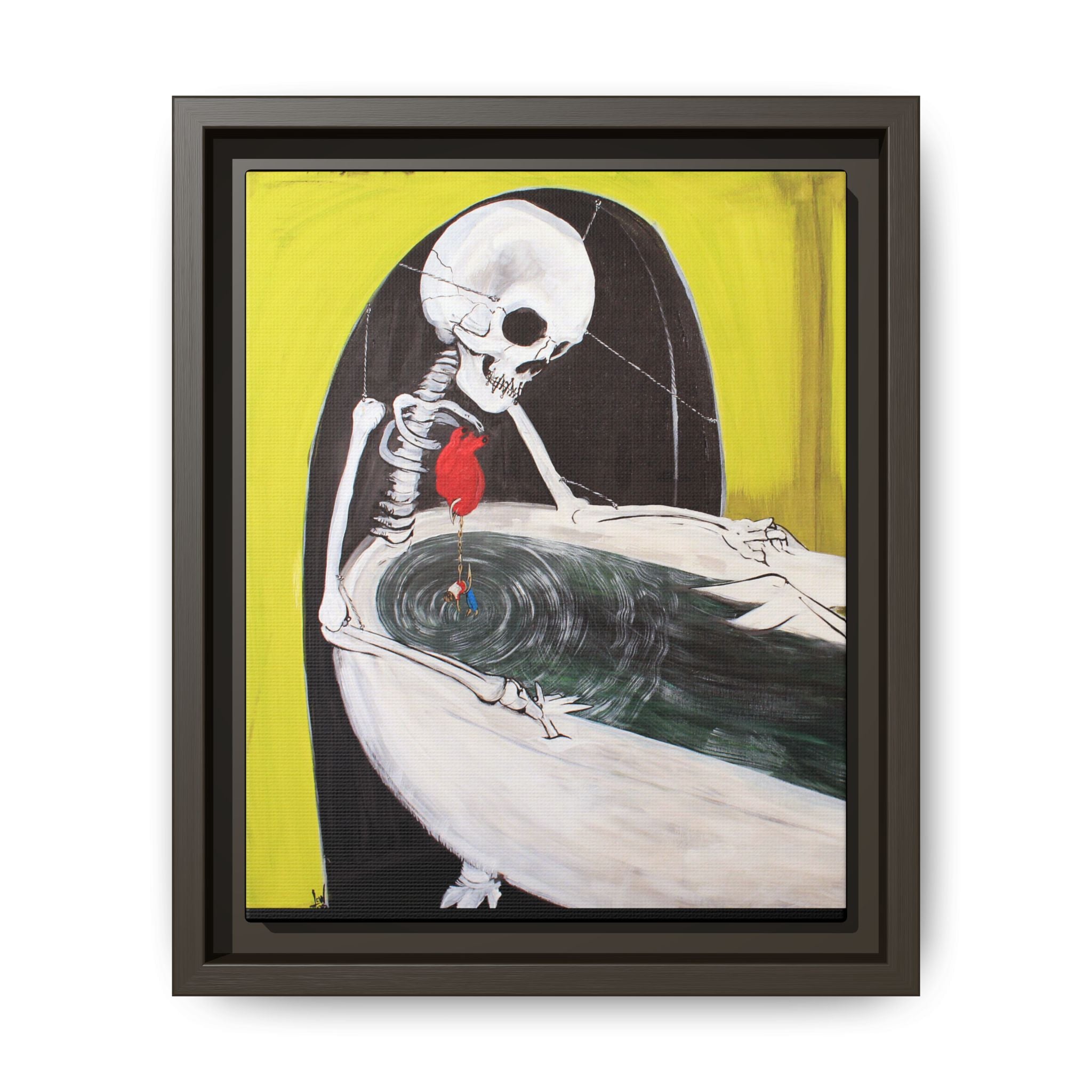 Broken Canvas Print by Larry White